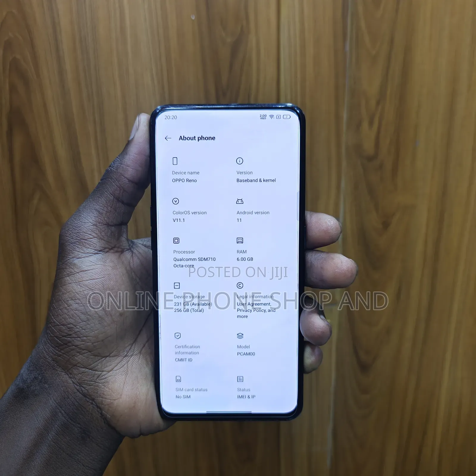 Oppo Reno 256 GB Pink