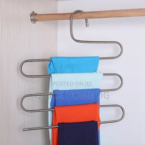(1)Pc Stainless Steel Trouser Hanger, 5 Layers