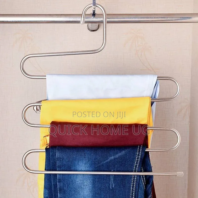 (1)Pc Stainless Steel Trouser Hanger, 5 Layers