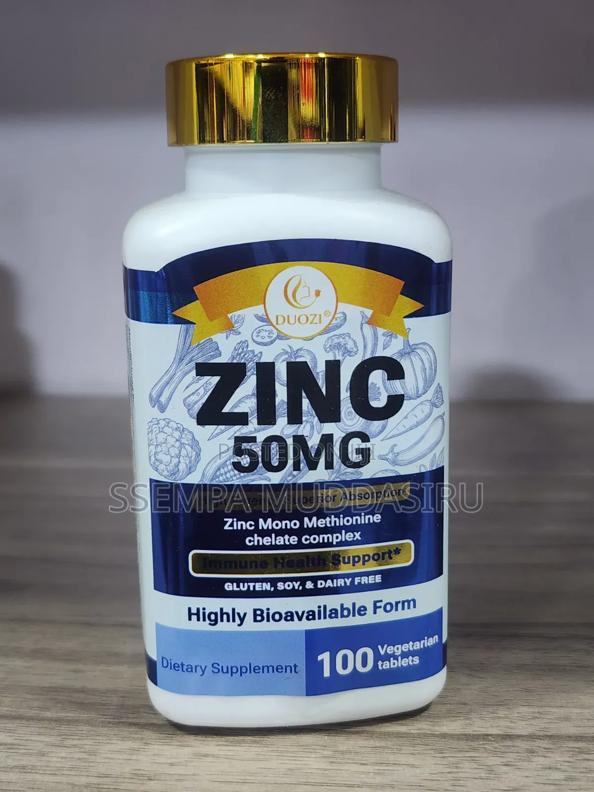 Zinc 50mg Dietry Supplement 100 Vegetarian Tablets