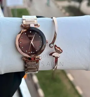 Dior Genuine Ladys Watch + Bracelete