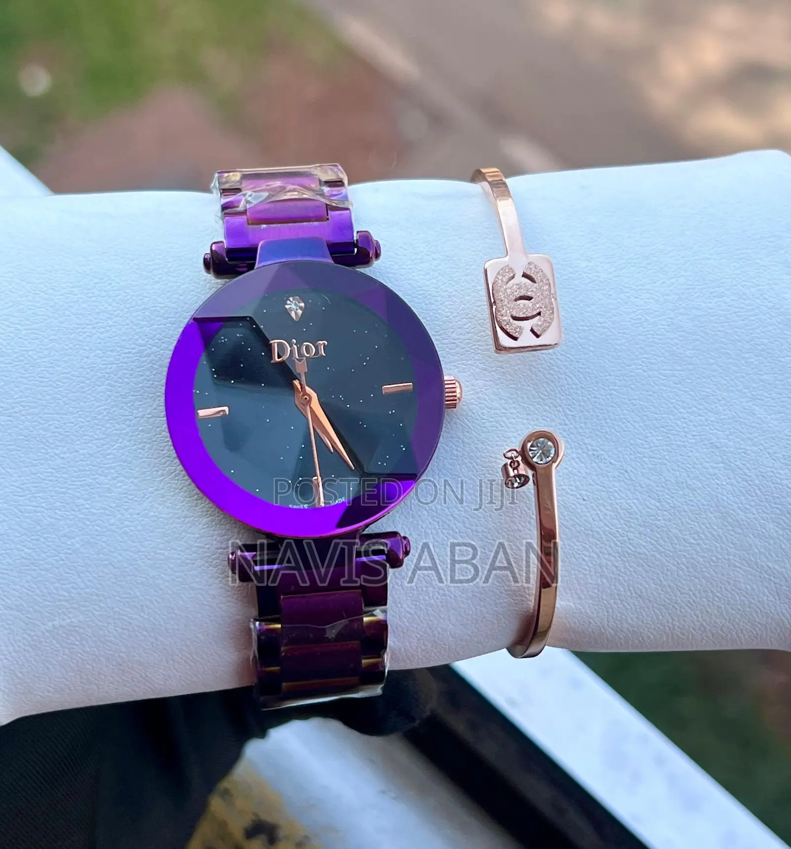 Dior Genuine Ladys Watch + Bracelete