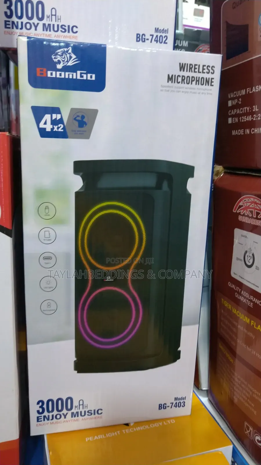 Portable Wireless Speaker, Speaker Usb, Micro Sd and Aux-in Inputs,