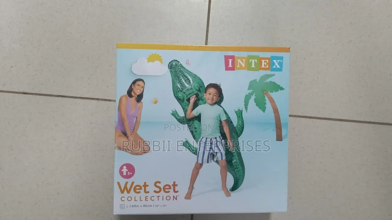 Intex Lil' Gator Ride-on Inflatable Pool Float.