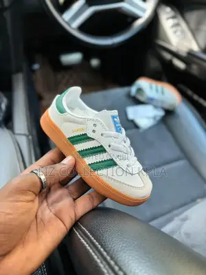 Adidas Samba Junior White Green Heritage