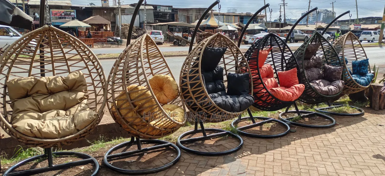 Egg Swing Rattan Chairs In Any Colour Customization