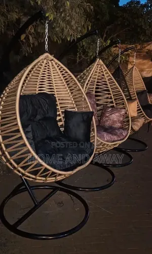 Elegant Rattan Egg Chair Swings Any Colour With Delivery