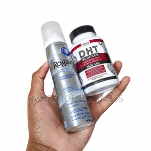 Hairline Regrowth Set- Kirkland Minoxidil Foam + DHT Blocker