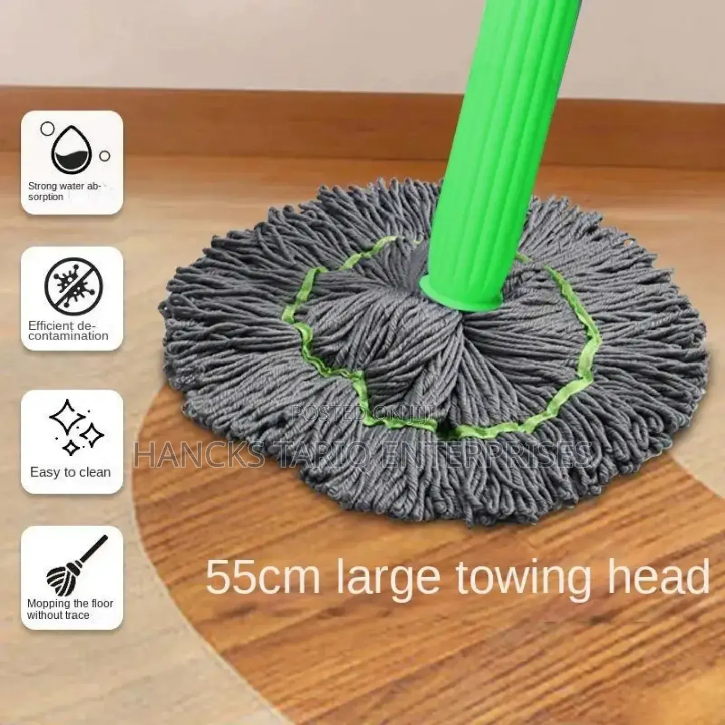 Compact Detachable Mop – Convenient Floor Cleaning Tool