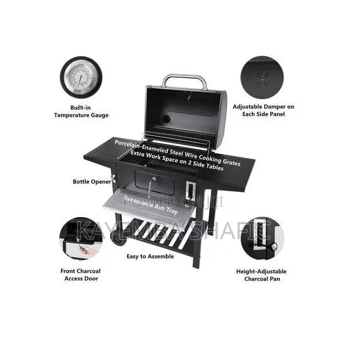 Living Accents Deluxe Bbq Charcoal Grill (Blc5008)