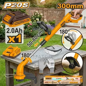 Ingco P20s 20v Lithium-Ion Cordless Grass Trimmer