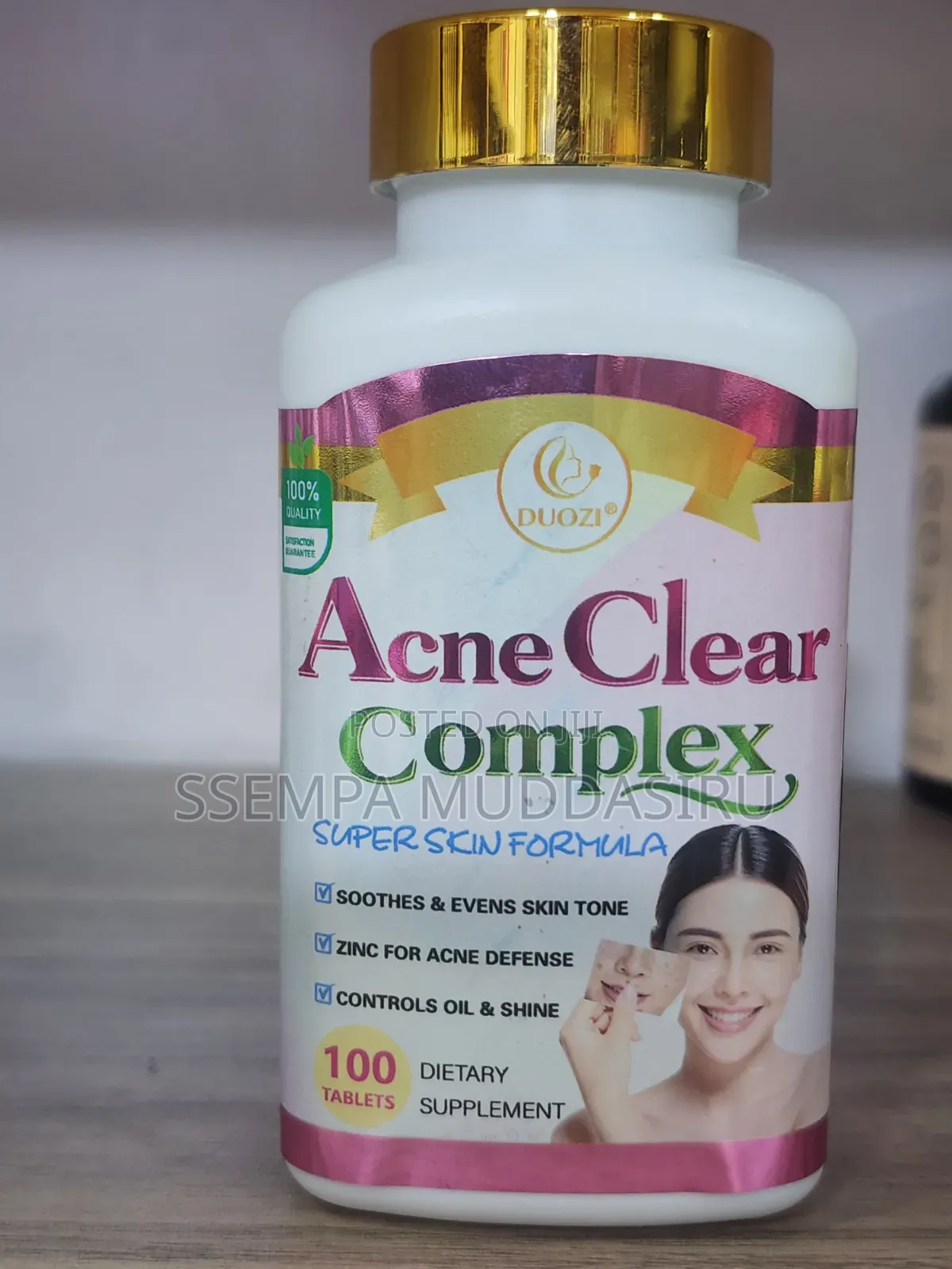 Acne Clear Complex Dietry Supplement 100 Tablets
