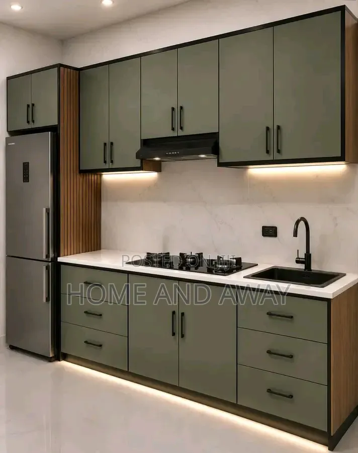 Cissy Parallel Kitchen Cabinets in Any Colour From 5,000,000/-
