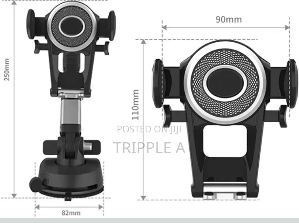 Heavy Duty Cell Phone Holder for Truck Dashboard Windshield