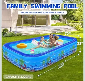 PVC Rectangular Three Layers Children Pool
