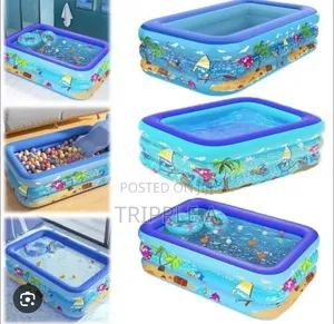 PVC Rectangular Three Layers Children Pool