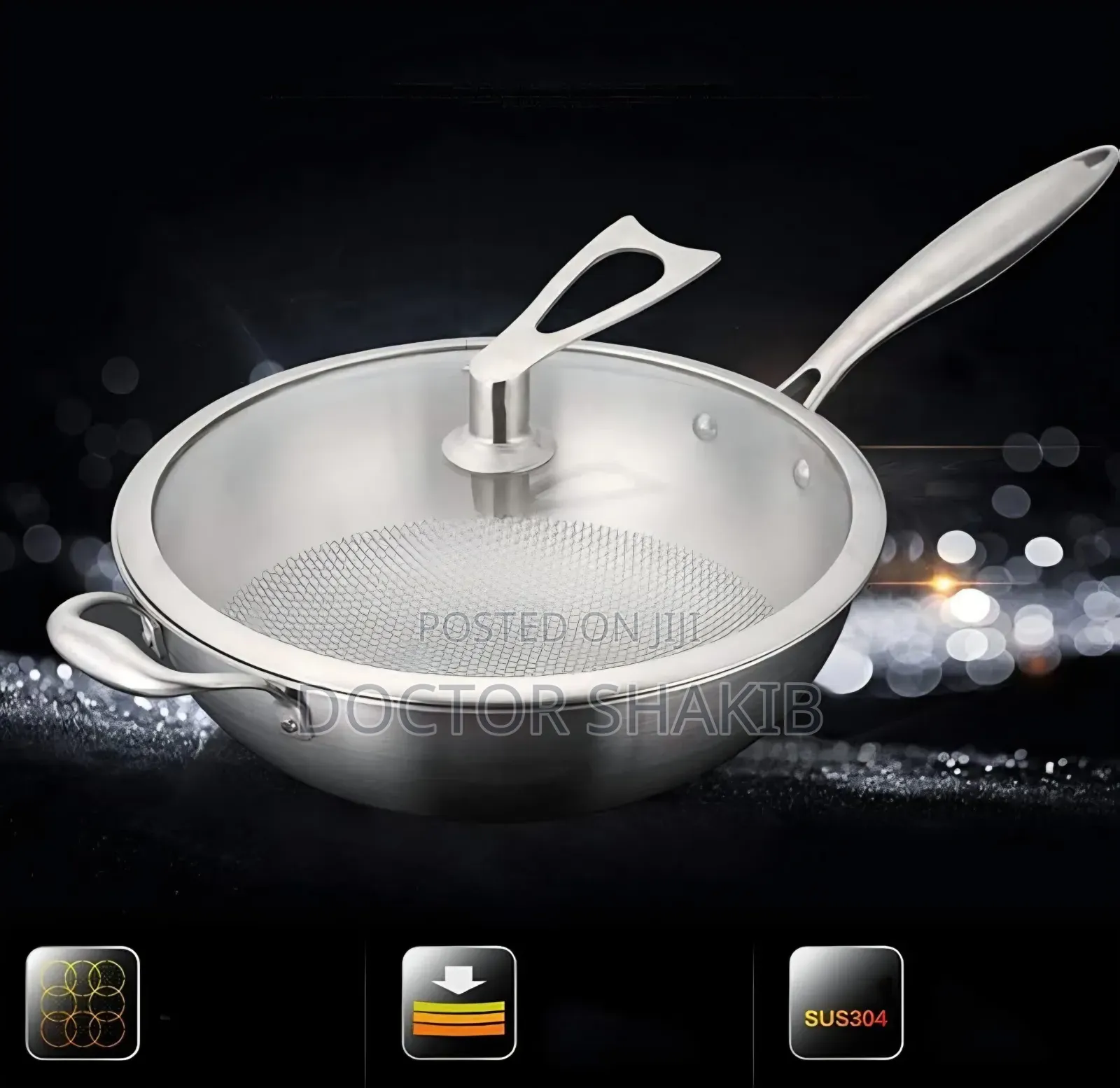 New 28cm Wok Pan