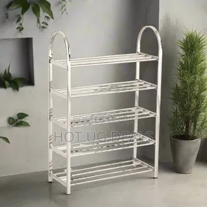 Multi-Layer Stainless Steel Shoes Rack - Space-Saving Shoe Shelf