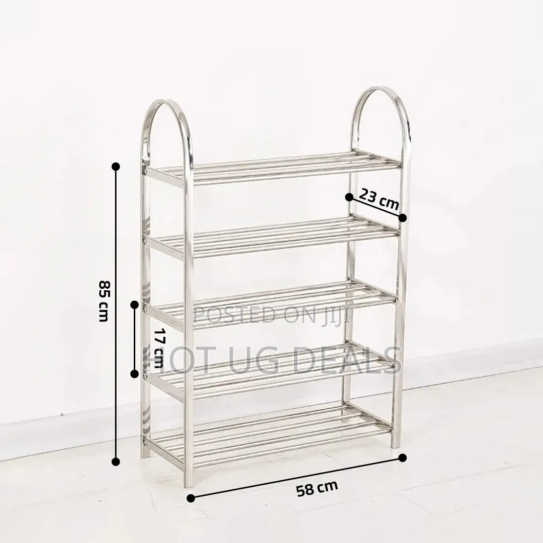 Multi-Layer Stainless Steel Shoes Rack - Space-Saving Shoe Shelf