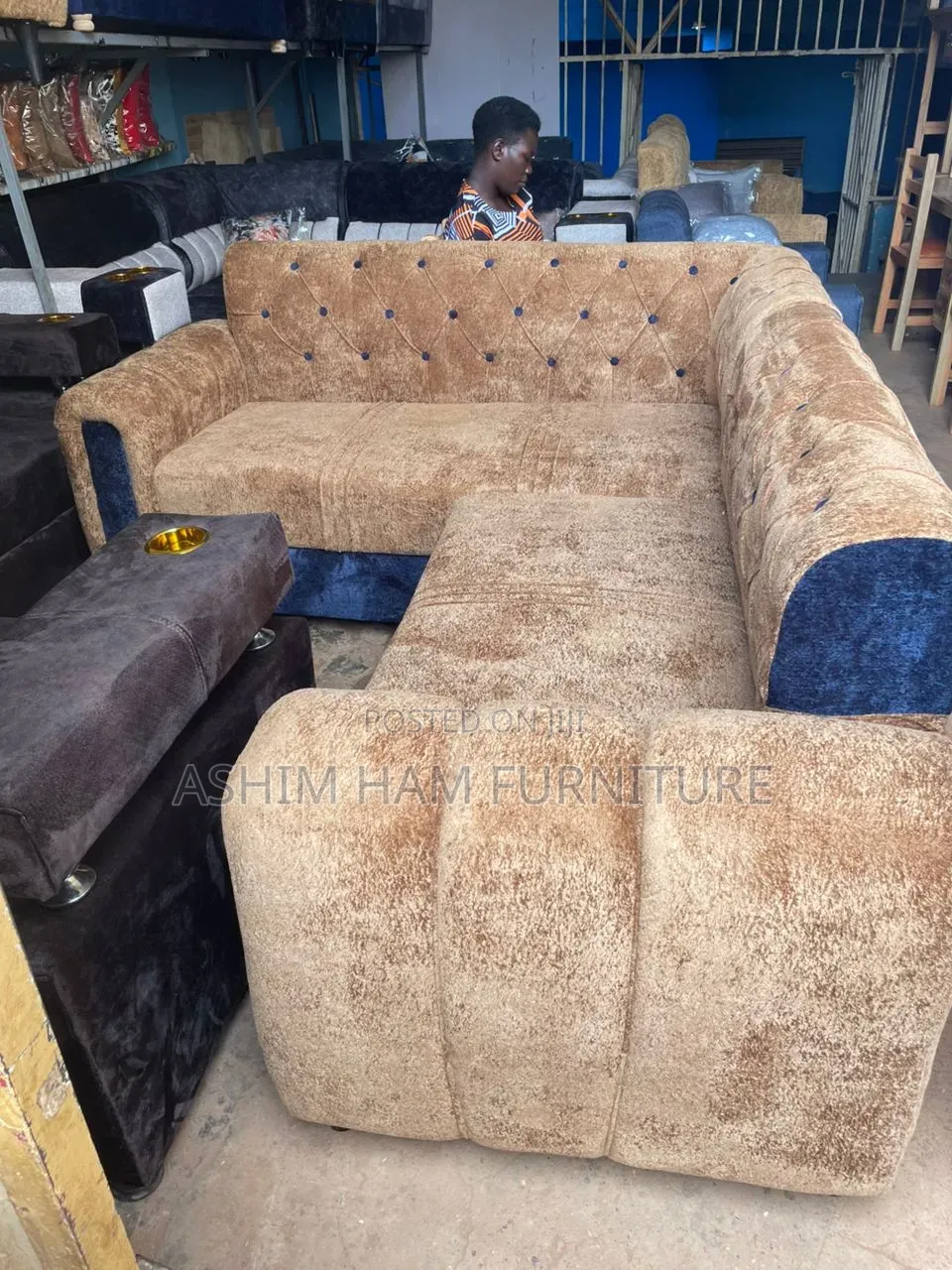 Solid Sofa Set in Good Materials