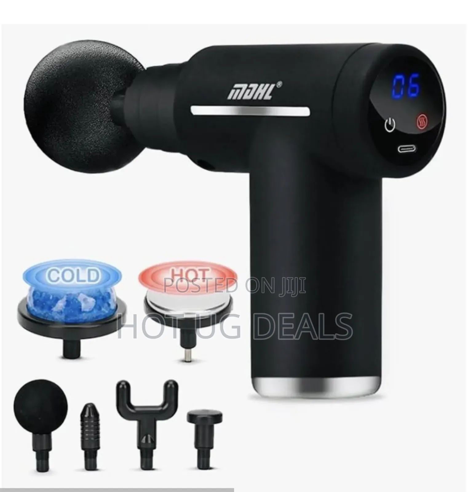 Mdhl Massage Gun Kit, Portable, Handheld Deep Tissue Massager
