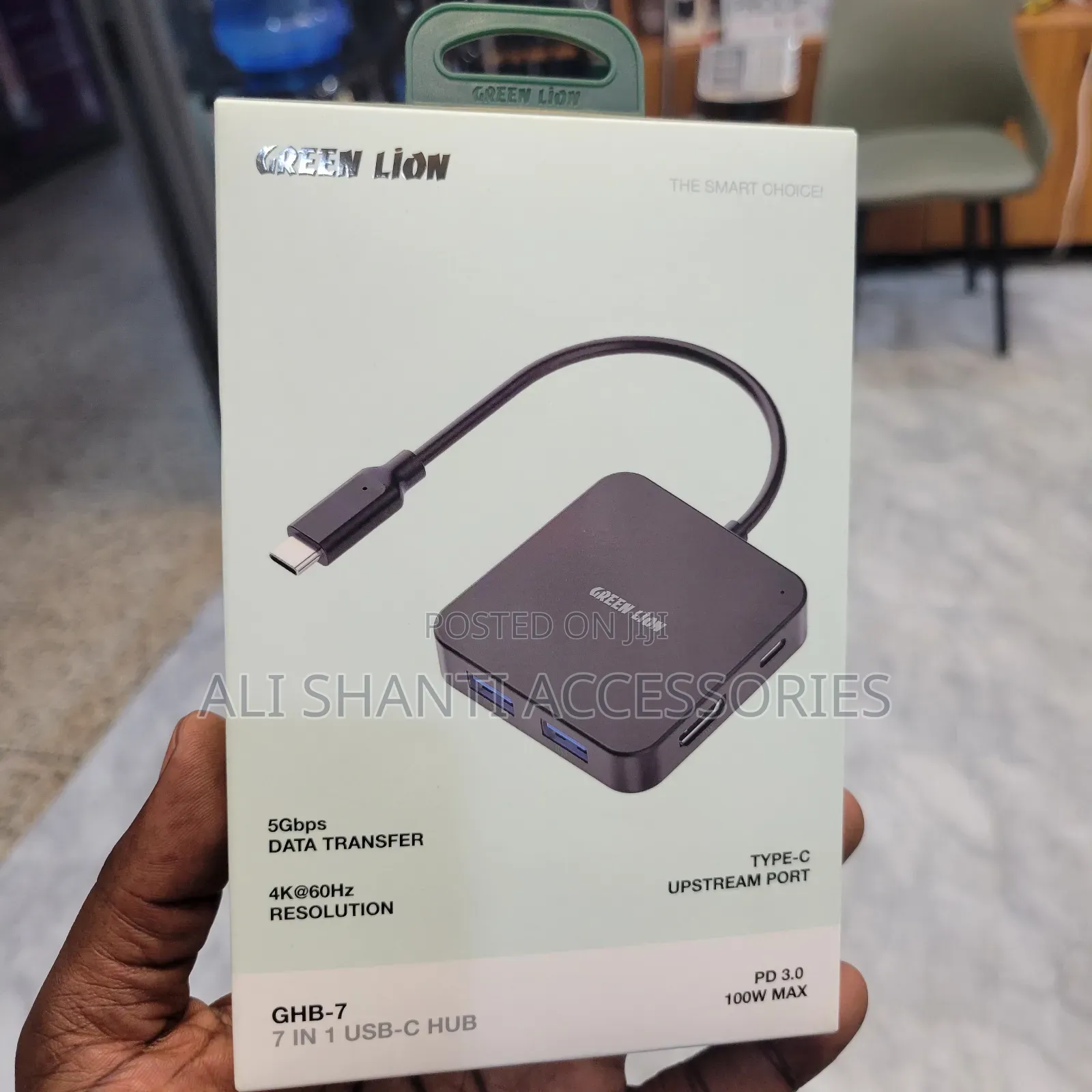 5gbps Data Transfer 7 in 1 Usb-C Hub