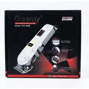 Geemy Gm-6008 Professional Hair Clipper L Rechargeable