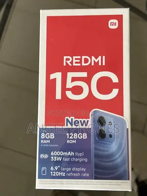 New Xiaomi Redmi 15C 4G 128 GB Blue