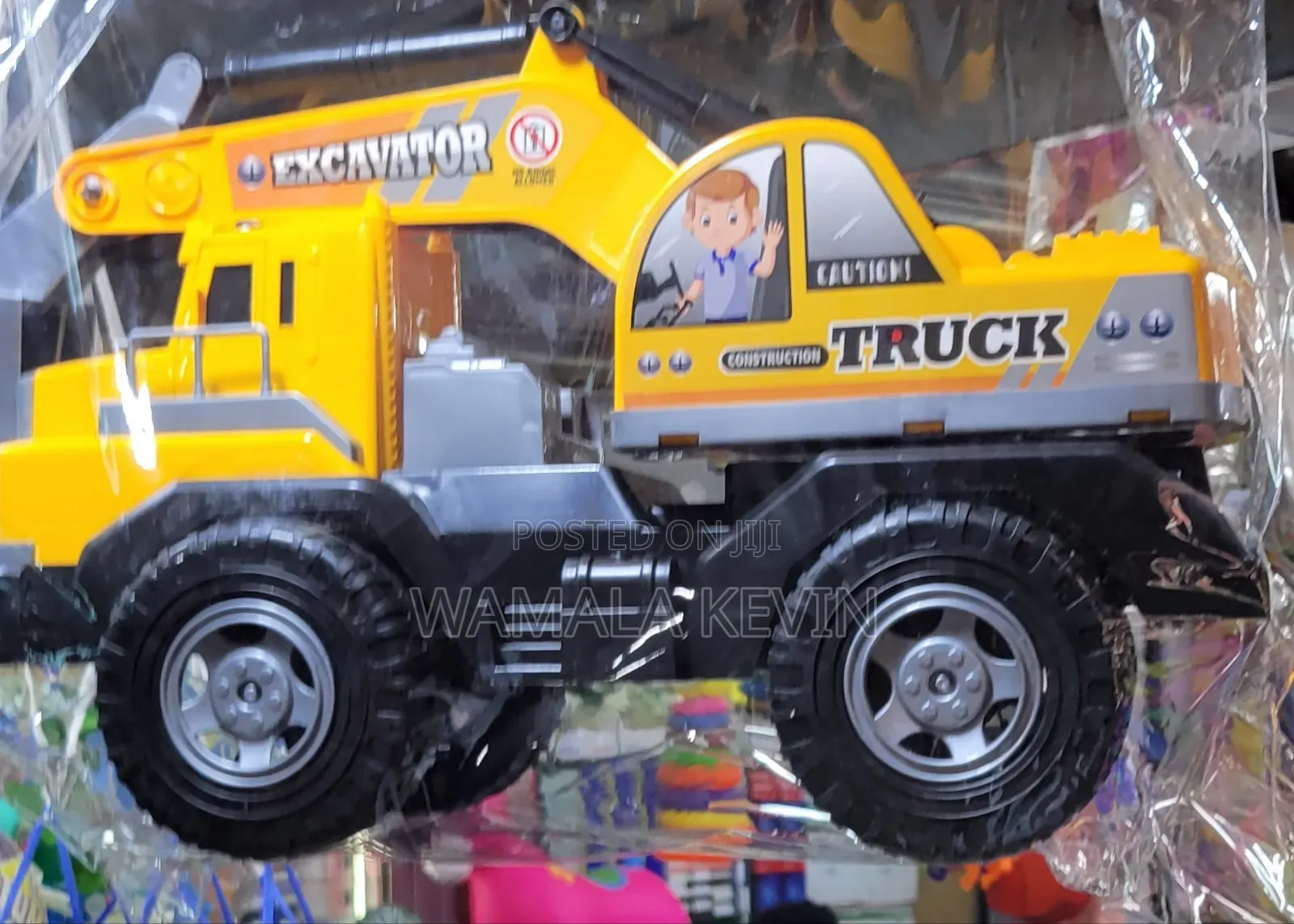 Yellow and Black Construction Truck