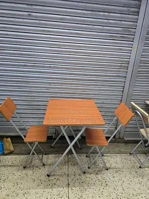 Classic Dining Foldable Wooden Table and Chairs