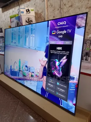 65 Inches Chiq Google Smart Tv With Inbuilt Decoder