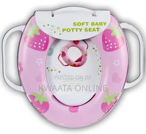Soft Padded Potty Toilet Training Seat With Handles for Toddlers Kids