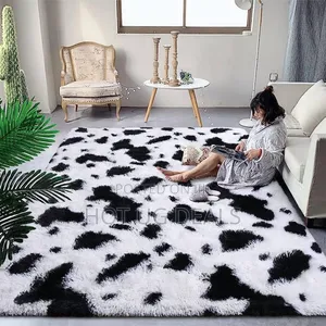 1.5m by 2m Medium Size Fluffy Center Carpets - Multicolor