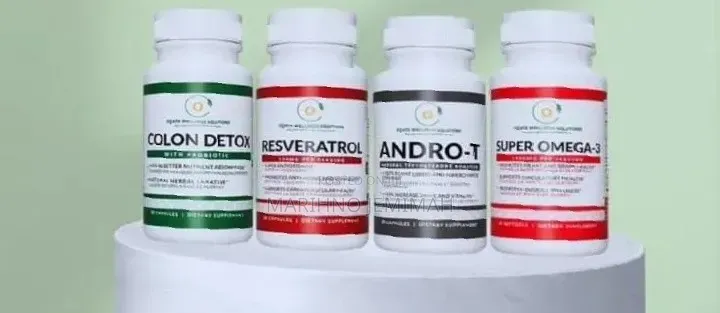 Colon Detox,Resveratrol,Andro-t And Super Omega 3