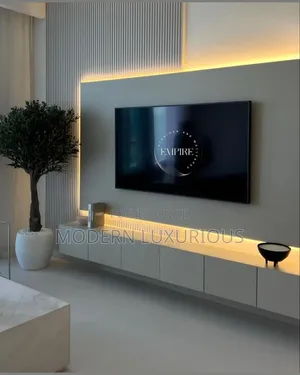 Tv Wall Unit/Entertainment Center Cabinet Media/Unit 50