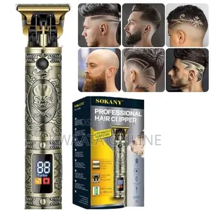 Sokany Sk-228 Professional Shaver Gold Led Display