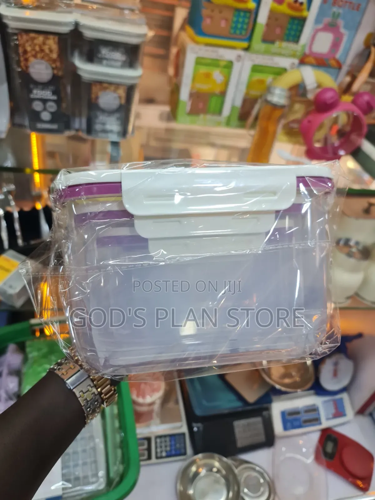 3pcs Imported Food Storage Containers Plastic Food Storage Containers