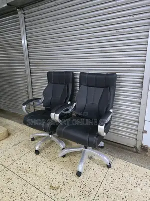 Silver Armed Office Chairs Office Chairs 1 PCS