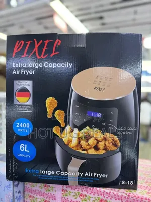 Pixel 6 Liters Airfryer 6l Oil Free Air Fryer - 1 Year Warranty