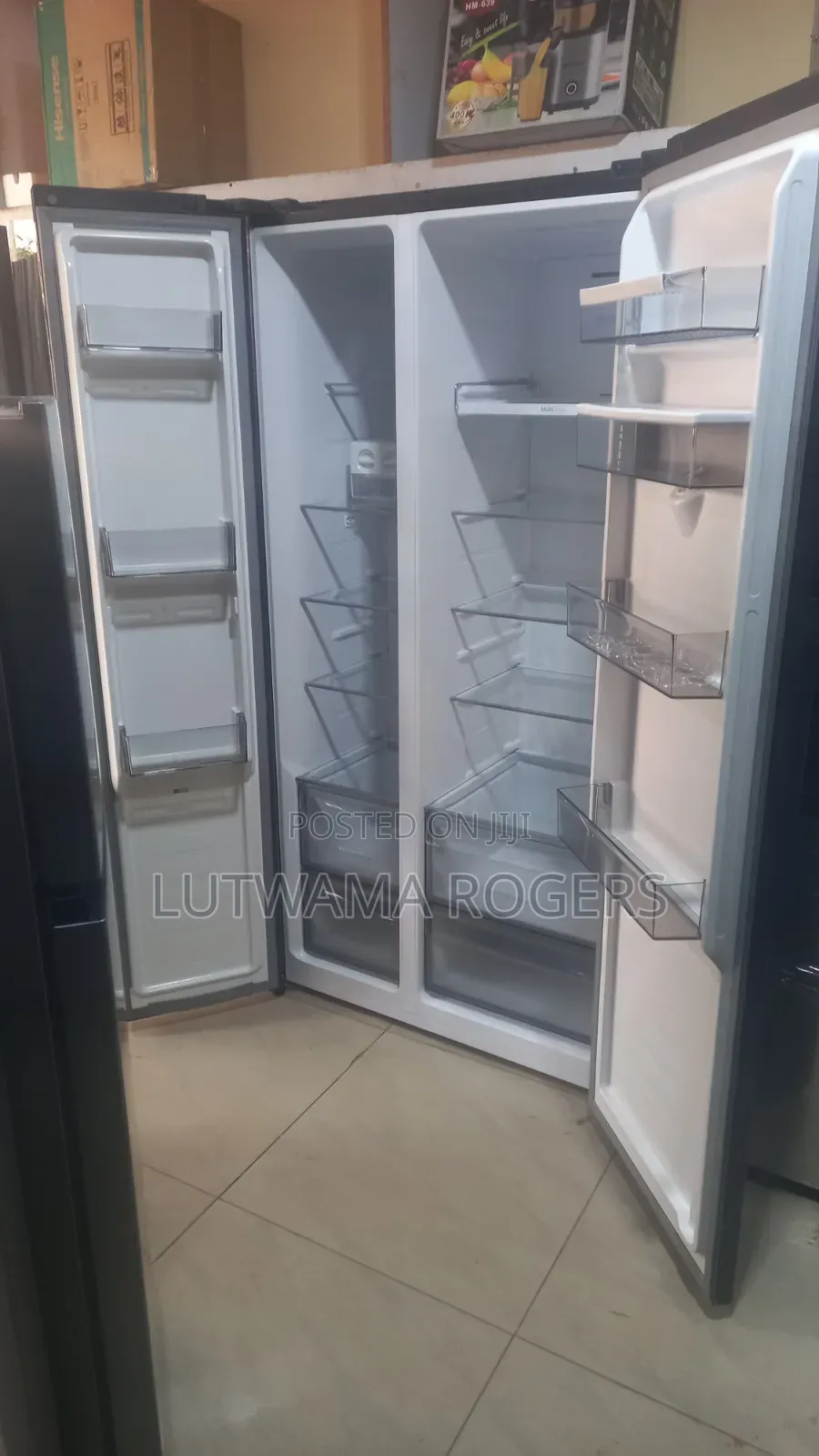 750ltrs Side by Side Door Fridge