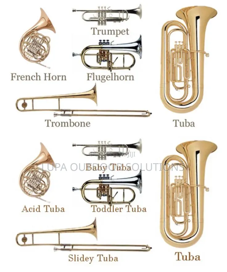 Brass Instruments for Churches and Musical Bands