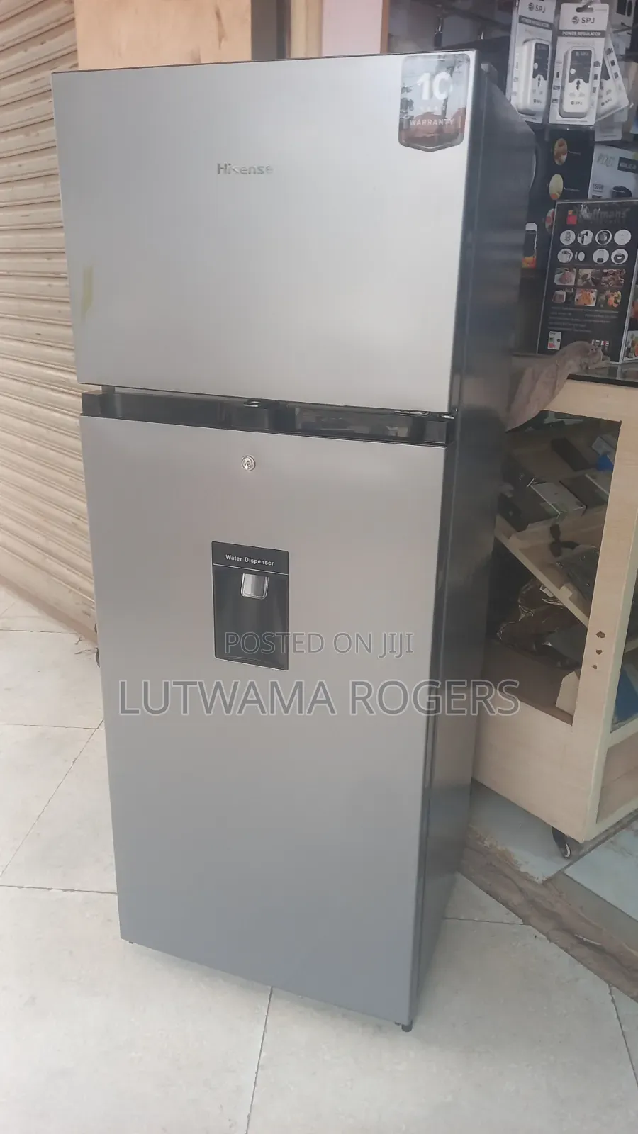 Hisense Fridge 270ltrs With Dispenser