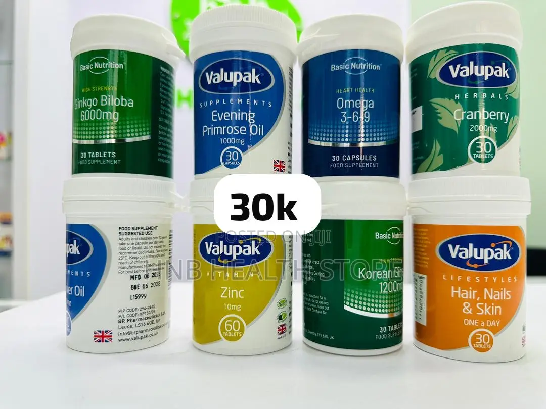 Value Pack General Body Supplements.