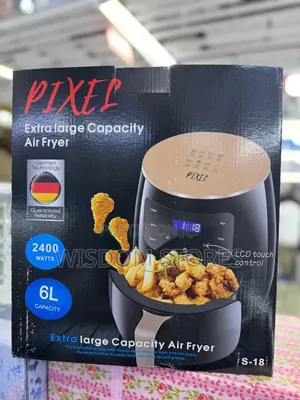 Pixel 6-Liter Extra Large Capacity Healthy Oil-Free Air Fryer.