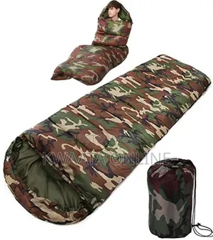 Waterproof Camping Sleeping Bag Adult Outdoor Hiking Wearable Hoodie