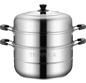 Multi Layer Boiler Cookware Steamer Pot 3 Tiers