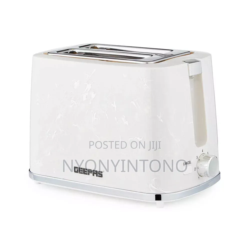 Geepas 36555 2 Slice Bread Toaster/Marble Color