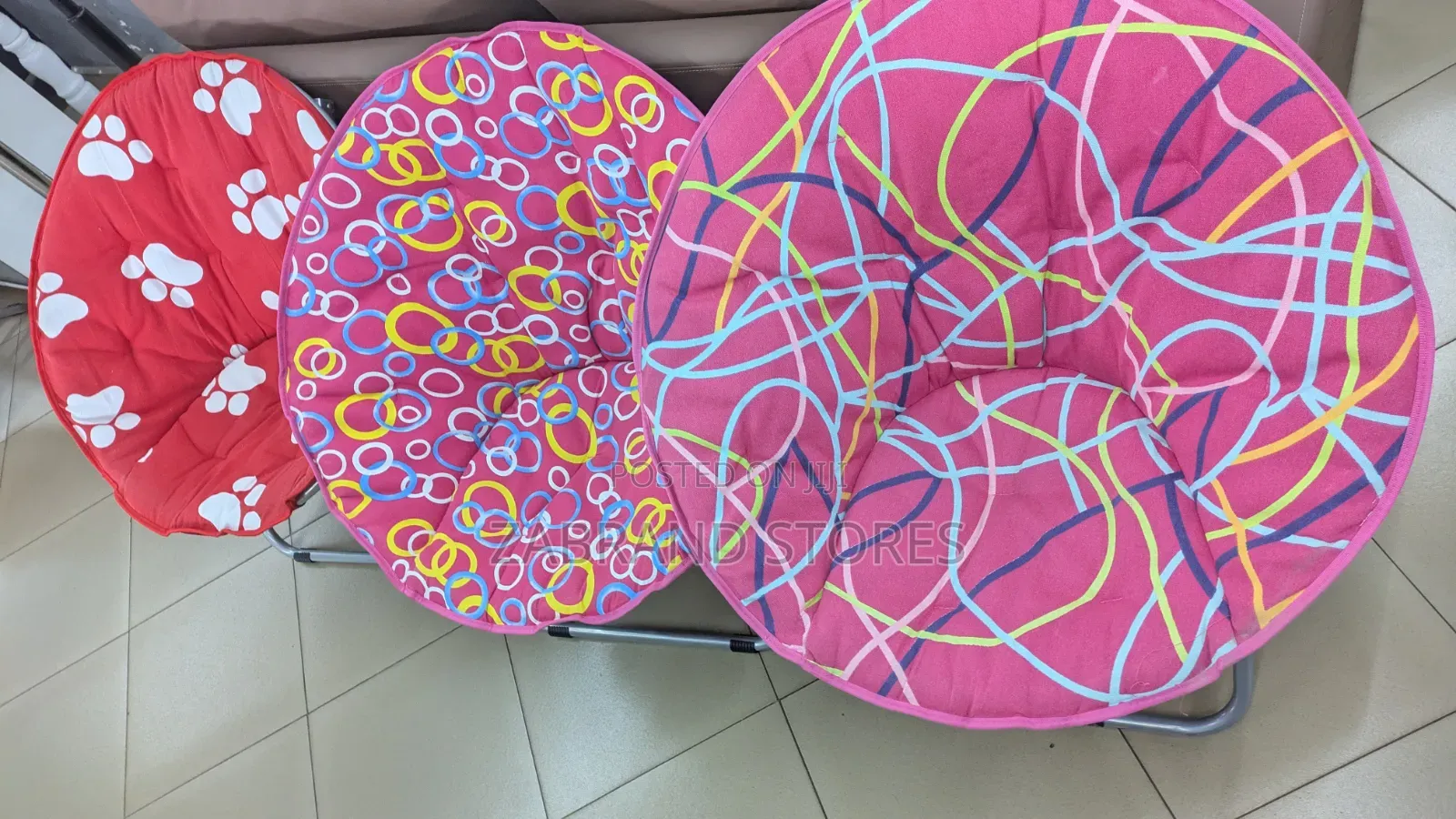 Colorful Folding Moon Chair