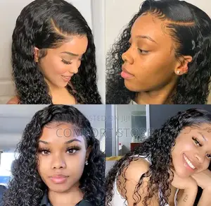 13*4 Water Wave 22 Inches Long Human Hair Wigs