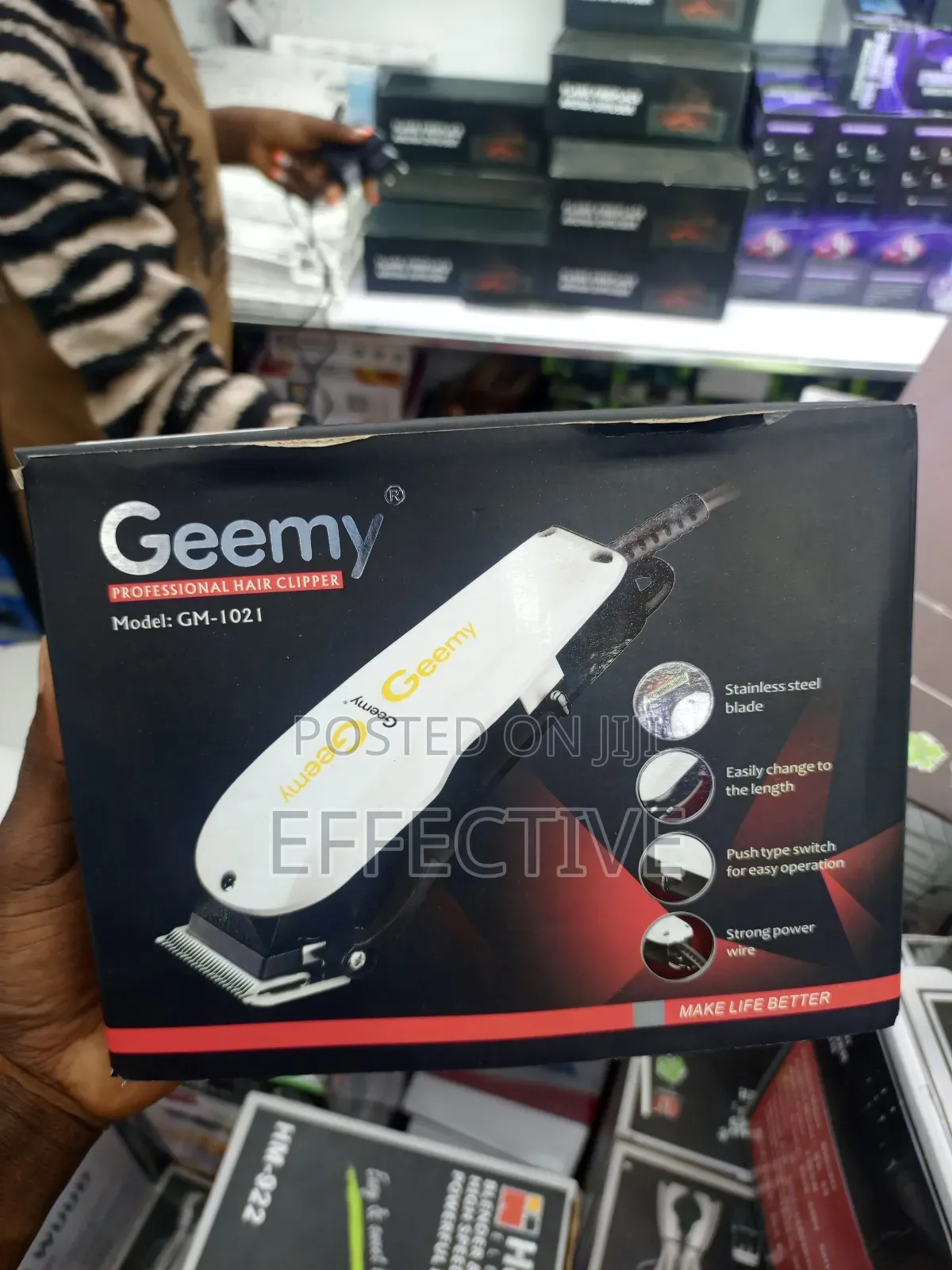 Geemy Professional Hair Clipper Wired